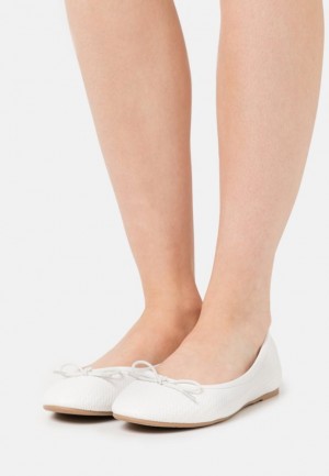 Balerinky Anna Field Ballet Pumps Damske Biele | 987-FICODM