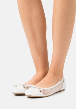 Balerinky Anna Field Ballet Pumps Damske Biele | 816-QCKWIS