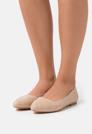 Balerinky Anna Field Ballet Pumps Damske Biele | 741-BLXVOS