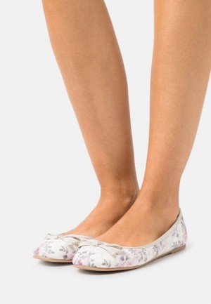 Balerinky Anna Field Ballet Pumps Damske Biele | 735-UEBXCH