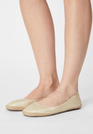 Balerinky Anna Field Espadrilles Damske Zlate | 192-WAECGL
