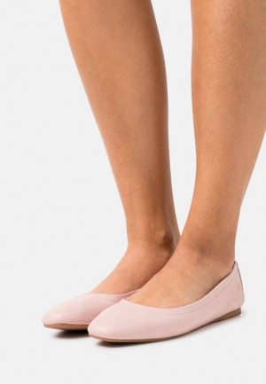 Balerinky Anna Field Kozene Pohodlie Ballet Pumps Damske Svetlo Ruzove | 621-LWZNOG
