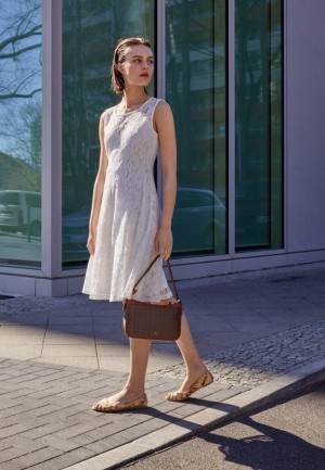 Balerinky Anna Field Peeptoe Ballet Pumps Damske Zlate | 942-YLKUHP