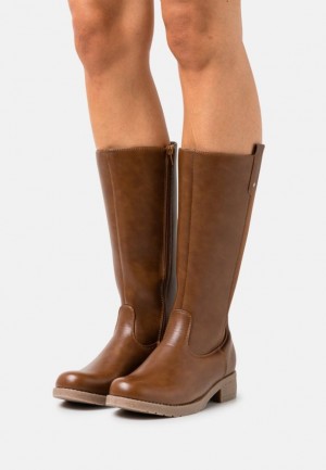 Cizmy Anna Field Boots Damske Hnede | 963-ASRLHB