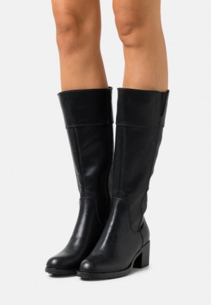 Cizmy Anna Field Boots Damske Čierne | 453-CRHLMP