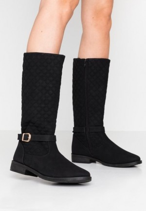 Cizmy Anna Field Boots Damske Čierne | 504-RIDGFM