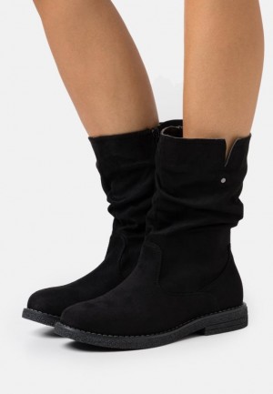 Cizmy Anna Field Boots Damske Čierne | 507-UIDNRW