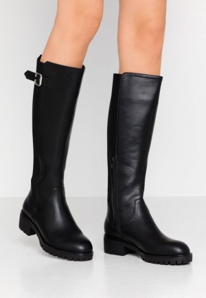 Cizmy Anna Field Boots Damske Čierne | 539-VEGOJM