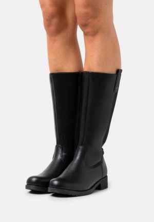 Cizmy Anna Field Boots Damske Čierne | 728-SCIPAO