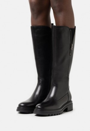 Cizmy Anna Field Kozene Boots Damske Čierne | 514-XLQWFP