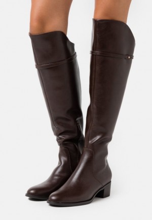 Cizmy Anna Field Over The Knee Boots Damske Tmavo Hnede | 483-KCIFUN