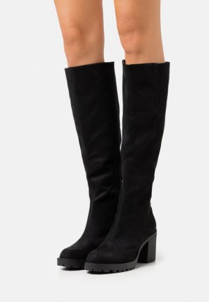 Cizmy Anna Field Over The Knee Boots Damske Čierne | 354-XIWLYH