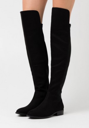 Cizmy Anna Field Over The Knee Boots Damske Čierne | 283-KMIEPG