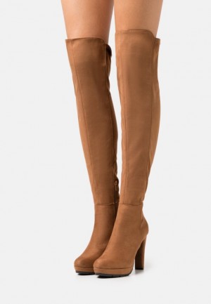 Cizmy Anna Field Over The Knee Boots Damske Hnede | 169-AWDHTL