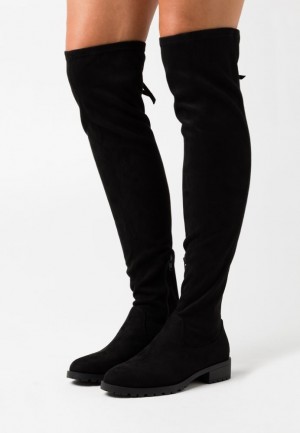 Cizmy Anna Field Over The Knee Boots Damske Čierne | 091-IRFXZA