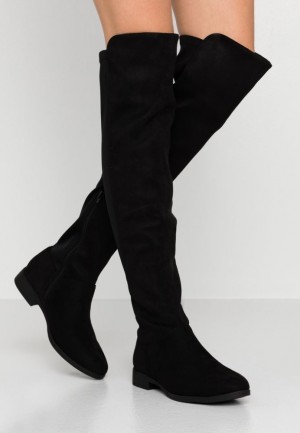 Cizmy Anna Field Over The Knee Boots Damske Čierne | 793-FKRMLY
