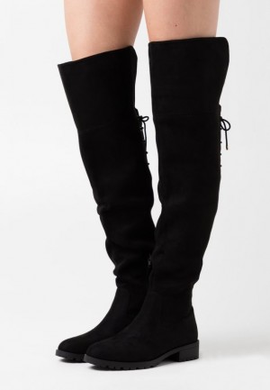 Cizmy Anna Field Over The Knee Boots Damske Čierne | 782-IZMEDV