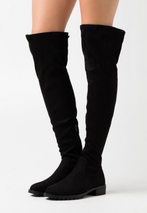 Cizmy Anna Field Over The Knee Boots Damske Čierne | 738-OEABFH