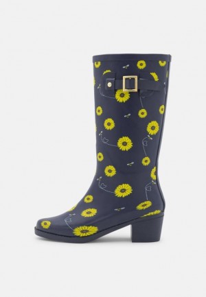 Cizmy Anna Field Wellies Damske Tmavo Modre | 594-DMBNKU