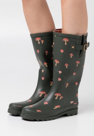 Cizmy Anna Field Wellies Damske Tmavo Zelene | 706-RHJSFX