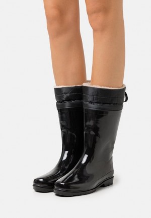 Cizmy Anna Field Wellies Damske Čierne | 183-OUCFYZ