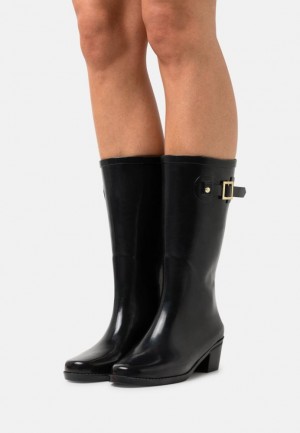 Cizmy Anna Field Wellies Damske Čierne | 942-YWUFEQ