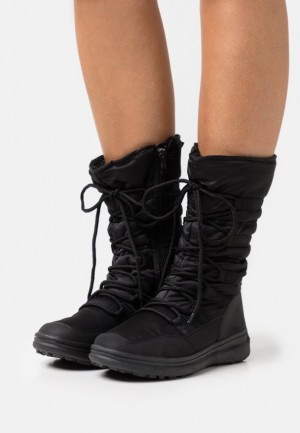 Cizmy Anna Field Zimná Boots Snow Boots Damske Čierne | 954-BOMJLT