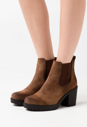 Clenkove Topanky Anna Field Ankle Boots Damske Hnede | 530-JAXOGH