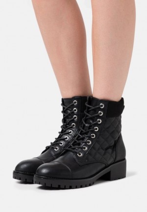 Clenkove Topanky Anna Field Cipkovane Up Ankle Boots Damske Čierne | 654-NPCAMV