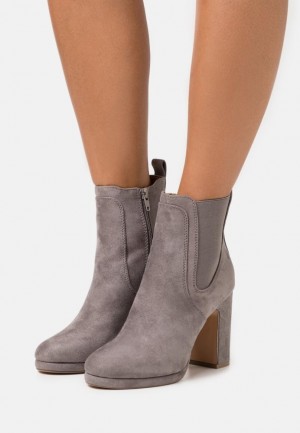 Clenkove Topanky Anna Field High Na Podpatku Ankle Boots Damske Svetlo Siva | 710-RWZOEG