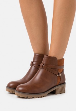 Clenkove Topanky Anna Field Klasické Ankle Boots Damske Hnede | 380-POJECR