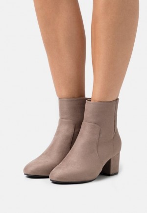 Clenkove Topanky Anna Field Klasické Ankle Boots Damske Siva Hnede | 917-ZMOBCR