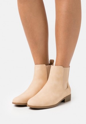 Clenkove Topanky Anna Field Klasické Ankle Boots Damske Béžové | 725-MITRFO