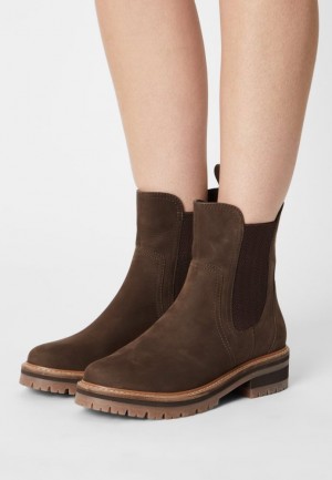 Clenkove Topanky Anna Field Kozene Klasické Ankle Boots Damske Hnede | 921-ZXFATB