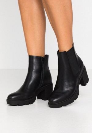 Clenkove Topanky Anna Field Platforme Ankle Boots Damske Čierne | 807-LKUOWN