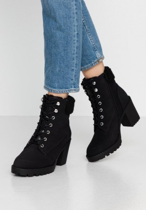 Clenkove Topanky Anna Field Platforme Ankle Boots Damske Čierne | 735-XSZACJ