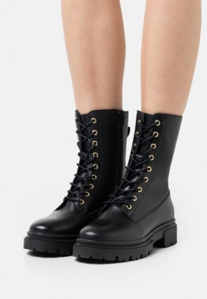 Clenkove Topanky Anna Field Platforme Ankle Boots Damske Čierne | 734-XYTZPR