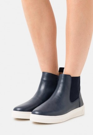 Clenkove Topanky Anna Field Pohodlie Ankle Boots Damske Tmavo Modre | 048-SDTXBI