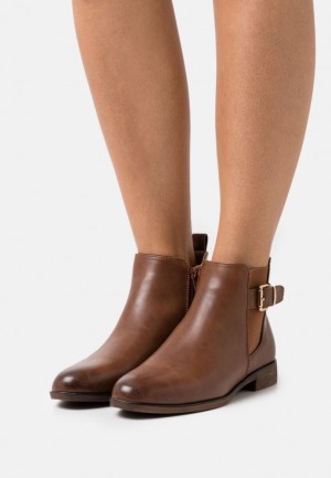 Clenkove Topanky Anna Field Pohodlie Ankle Boots Damske Hnede | 860-MZQLHW