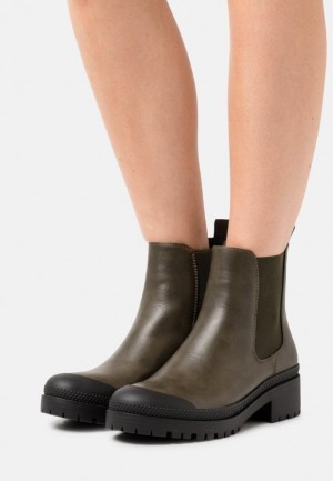 Clenkove Topanky Anna Field Pohodlie Platforme Ankle Boots Damske Olivovo Zelená | 807-XINDPK