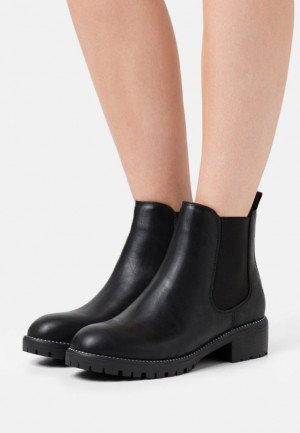 Clenkove Topanky Anna Field Zimná Boot Pohodlie Ankle Boots Damske Čierne | 260-FTLYIH