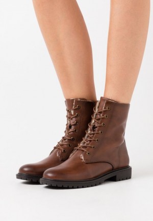 Clenkove Topanky Anna Field Zimná Booties Zimná Boots Damske Hnede | 397-EHJVSF