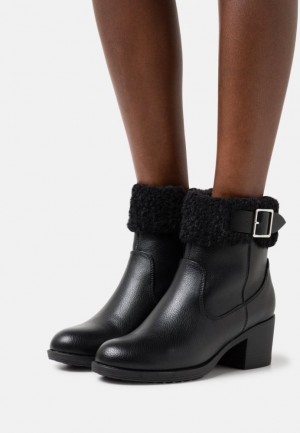 Clenkove Topanky Anna Field Zimná Booties Klasické Ankle Boots Damske Čierne | 139-LOHBUD