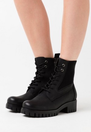 Clenkove Topanky Anna Field Zimná Booties Platforme Ankle Boots Damske Čierne | 024-PKBTXM