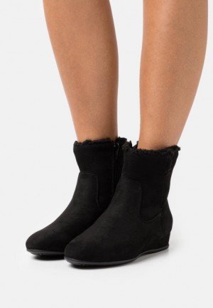 Clenkove Topanky Anna Field Zimná Booties Klasické Ankle Boots Damske Čierne | 678-VGLYOR