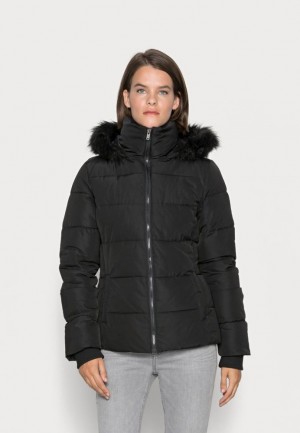 Kabat Anna Field Kratke Puffer With Hood Zimná Jacket Damske Čierne | 784-HXEBCP