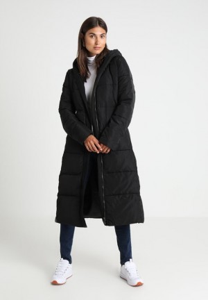 Kabat Anna Field Long Coat With Hood Zimná Coat Damske Čierne | 012-FJXOSR