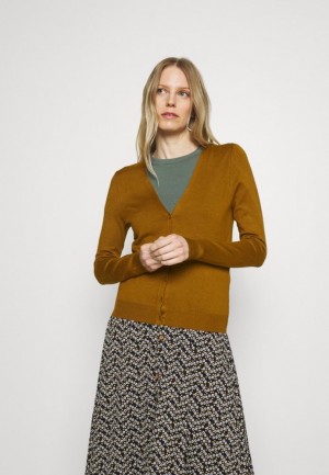 Kardigan Anna Field Basic V Neck Cardigan Cardigan Damske Svetlo Hnede | 073-TAIVMR