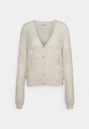Kardigan Anna Field Cardigan Damske Biele | 032-XQUTBP