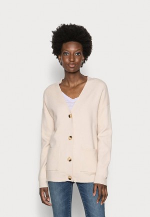 Kardigan Anna Field Cardigan Damske Béžové | 918-GBPVYH